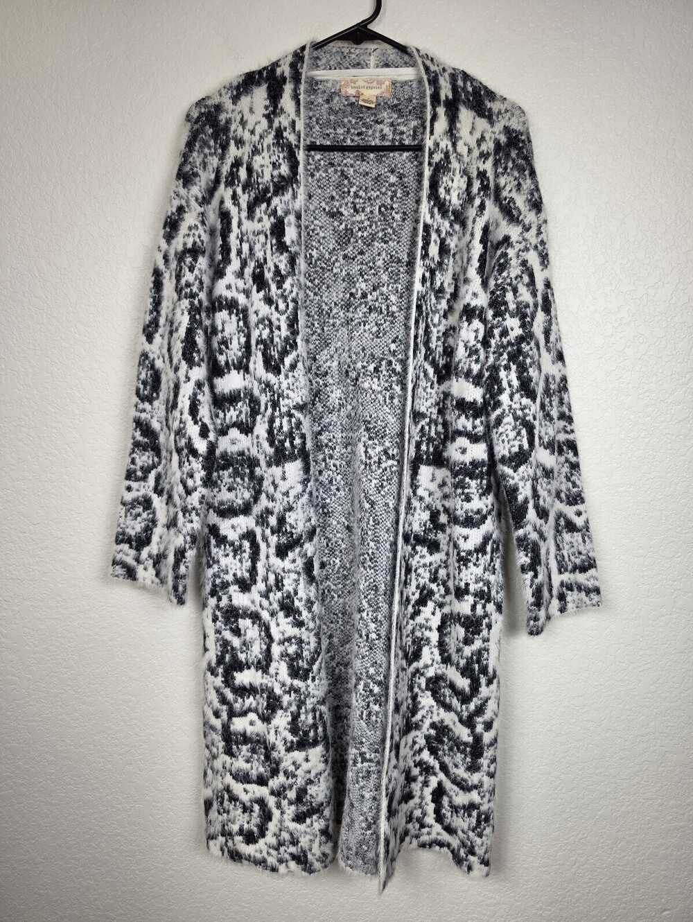 Anthropologie Band of Gypsies Long Open Cardigan Sweater